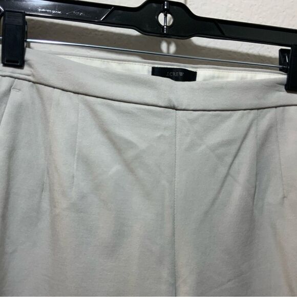 J. Crew Martie Slim Leg Crop Ankle Twill Trouser Dress Pants Preppy Light Gray 4 - Picture 5 of 12